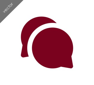 Konuşma simgesini simgeleri 