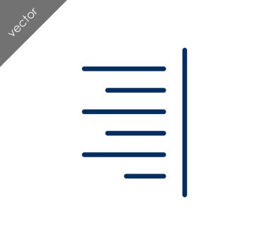 Yazı tipi simgesi Hizala