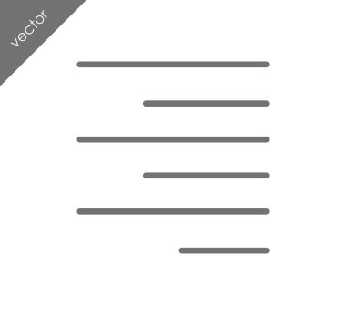 Yazı tipi simgesi Hizala