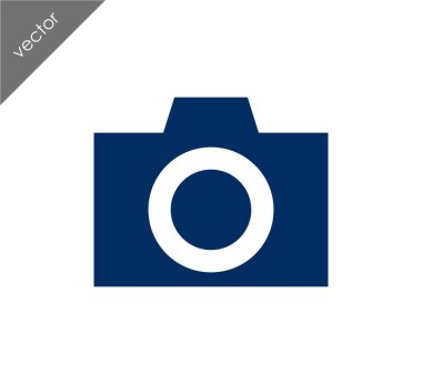 Kamera simgesi düz işareti