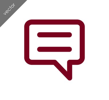 Metin balonu simgesinin