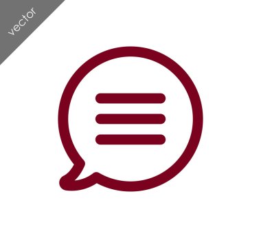 Metin balonu simgesinin