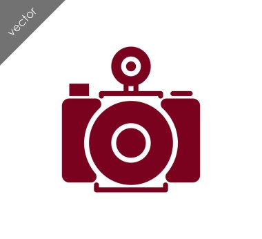 Kamera simgesi düz işareti