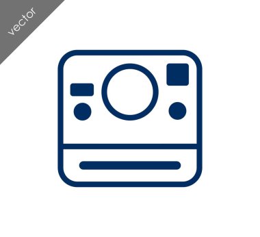 Kamera simgesi düz işareti