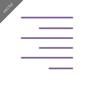 Yazı tipi simgesi Hizala