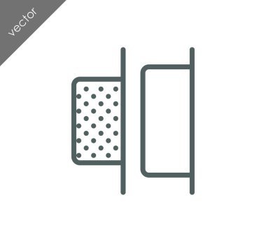 Yatay Dağıt nesneleri sağ simge