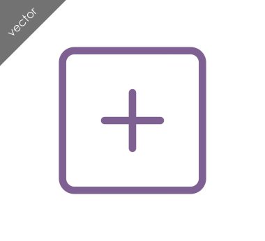 Simge ile artı işareti sembol Ekle