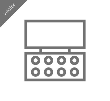 Hesap Makinesi Düz Simgesi