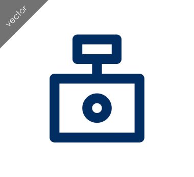 Kamera simgesi düz işareti