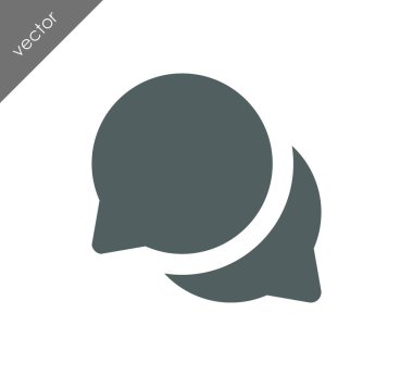 Konuşma simgesini simgeleri 