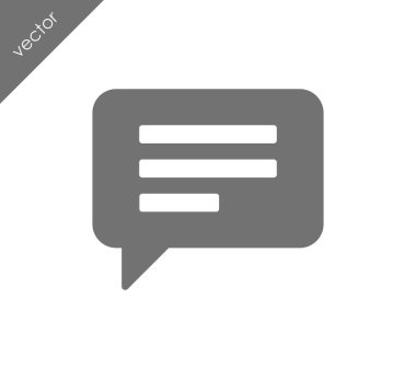 Metin balonu simgesinin