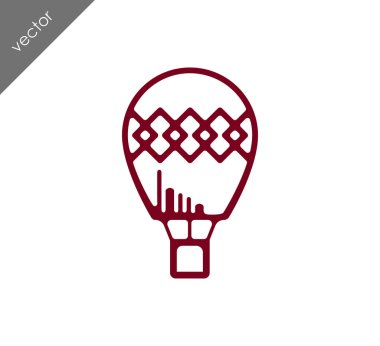 Sıcak hava balonu simgesi