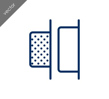 Yatay Dağıt nesneleri sağ simge