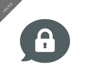 Kilitli sohbet simgesi