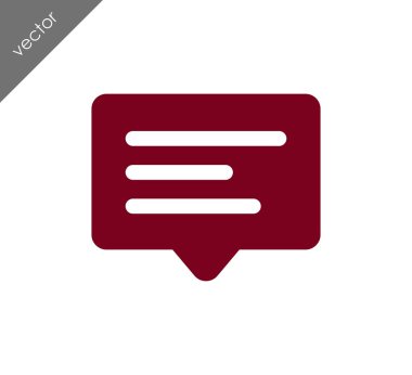 Metin balonu simgesinin