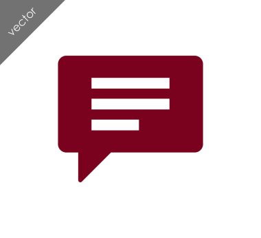 Metin balonu simgesinin