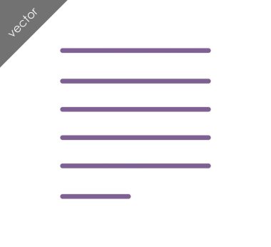 Yazı tipi simgesi Hizala