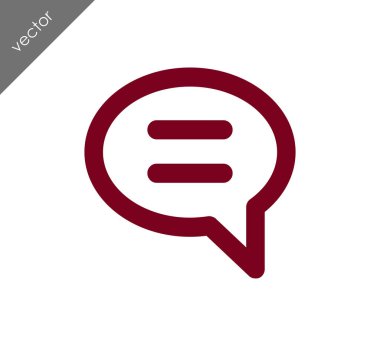 Metin balonu simgesinin