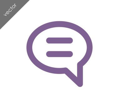 Metin balonu simgesinin