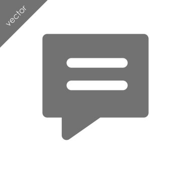 Metin balonu simgesinin