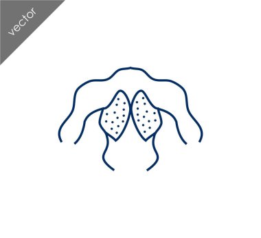 insan sırt kas simgesi