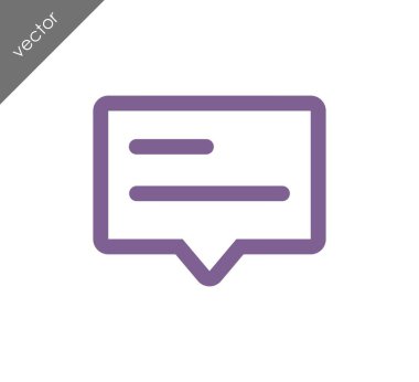 Metin balonu simgesinin