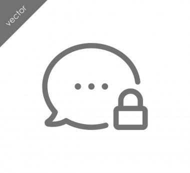Kilitli sohbet simgesi