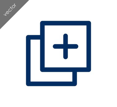 Simge ile artı işareti sembol Ekle