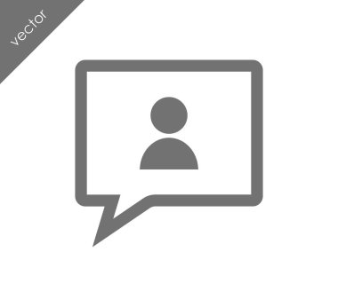 Sohbet simgesi tasarım