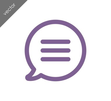 Metin balonu simgesinin