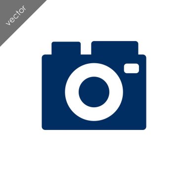 Kamera simgesi düz işareti