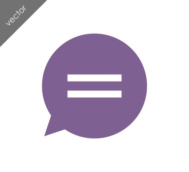 Metin balonu simgesinin