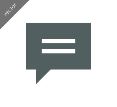 Metin balonu simgesinin