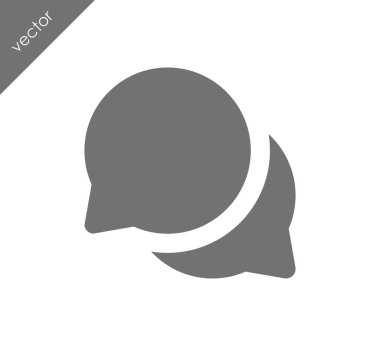 Konuşma simgesini simgeleri 