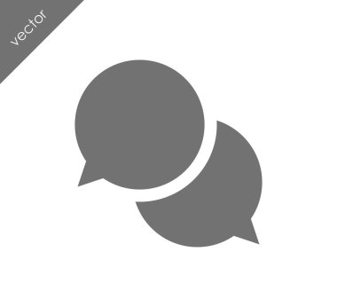 Konuşma simgesini simgeleri 