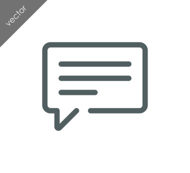 Metin balonu simgesinin