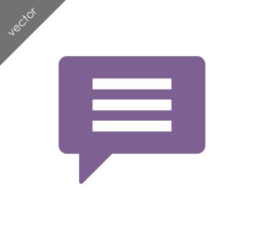 Metin balonu simgesinin