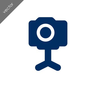 Kamera simgesi düz işareti