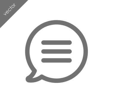 Metin balonu simgesinin