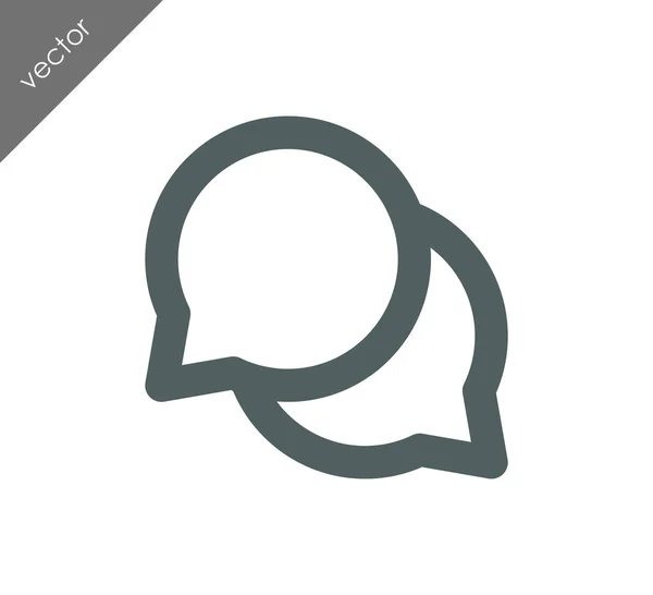 Design of chat icon — Stock Vector