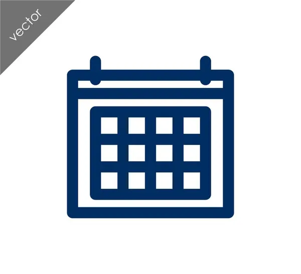 Calendar icon illustration — Stock Vector