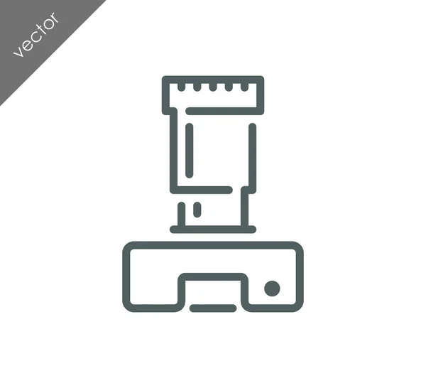 Kamera Flate Icon – stockvektor