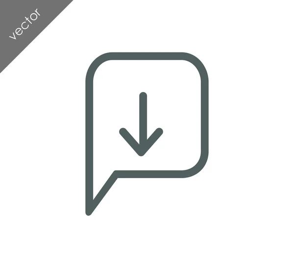 Design of chat icon — Stock Vector