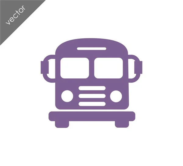 Icono del autobús de pasajeros — Vector de stock