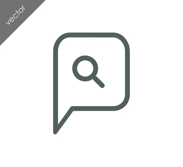 Návrh konverzaci ikona — Stockový vektor