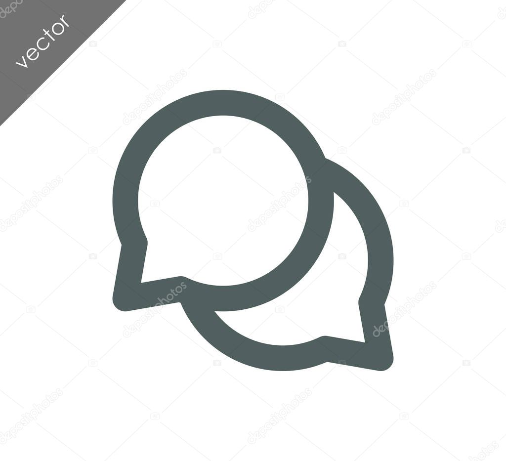 design of chat icon