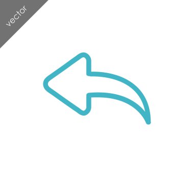 sol navigasyon ok simgesi