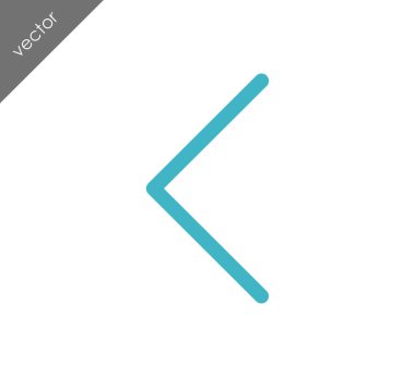 sol navigasyon ok simgesi