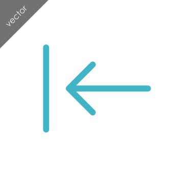 sol navigasyon ok simgesi