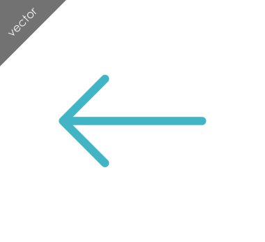 sol navigasyon ok simgesi